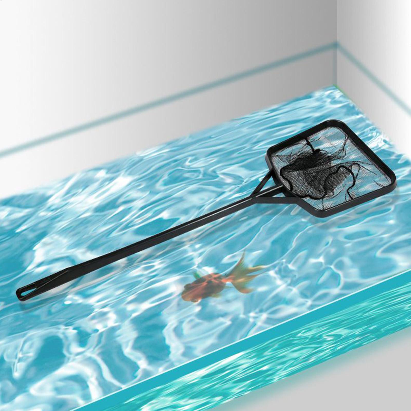 Pool Skimmer Net - Aquarium-Schöpfnetz, Fischbecken-Reinigungsnetz, Schwimmbad-Reinigungsnetz, Outdoor-Laubsammelnetze für Aquarien