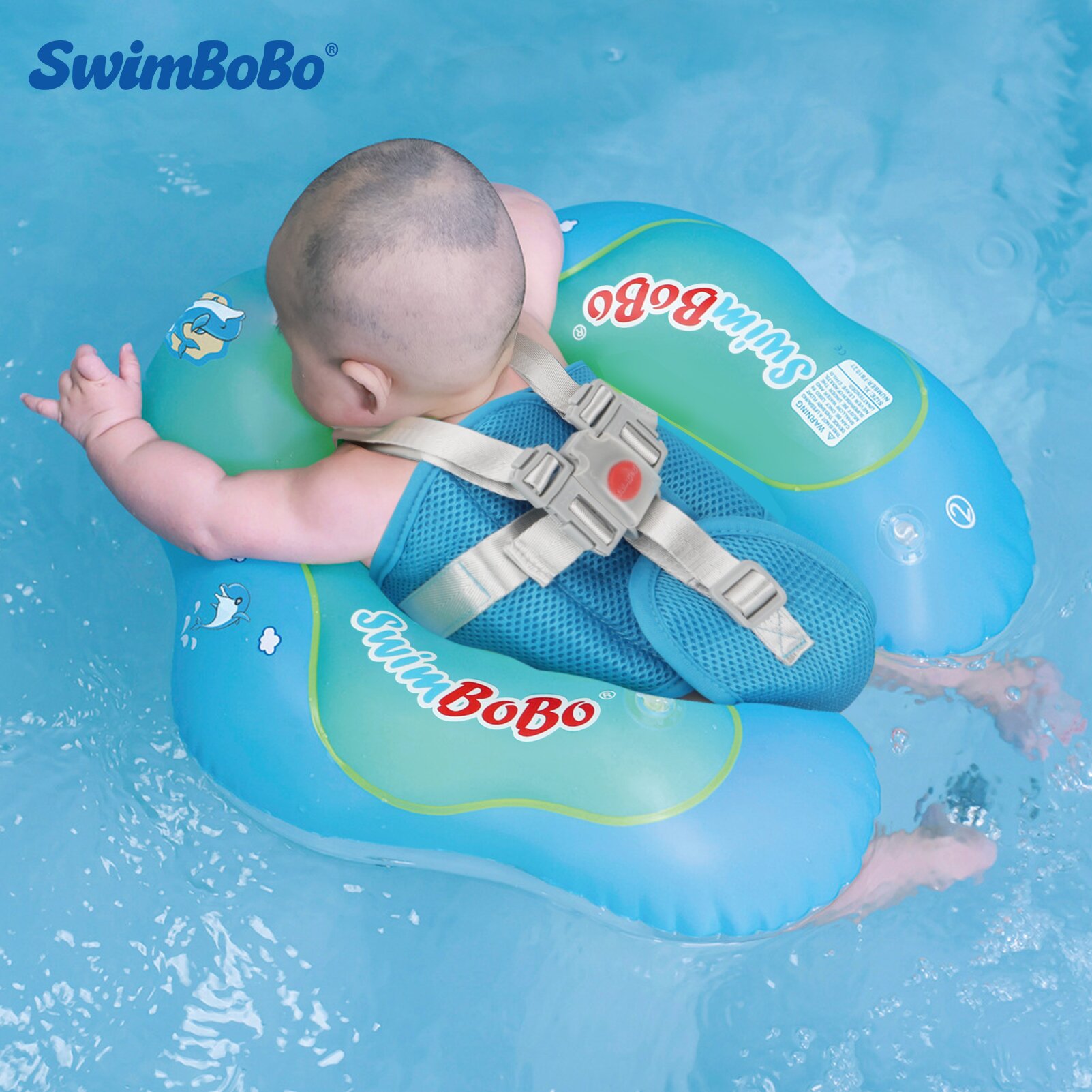 Pool Float Ring Inflatable - Swimbobo Neues Upgrade Baby-Schwimmbecken mit aufblasbarem