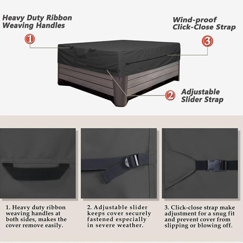 Platz Spa Whirlpool Staub Abde – Pool Cover Waterproof Bewertung und Preis