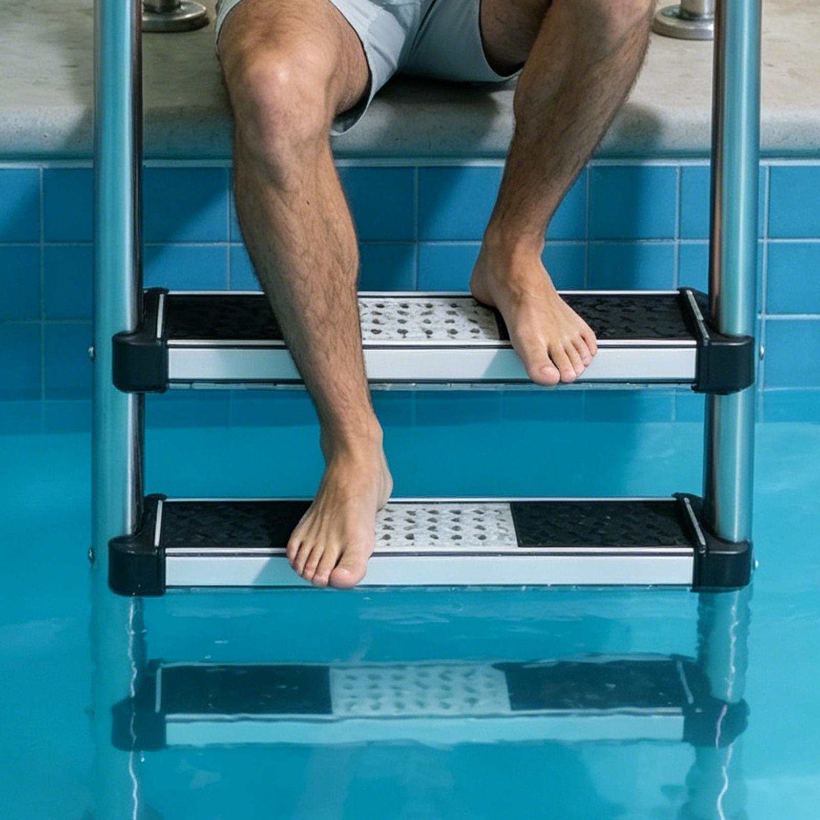Eingebaute Poolleiterstufen au – Pool Ladder Above Ground Bewertung und Preis