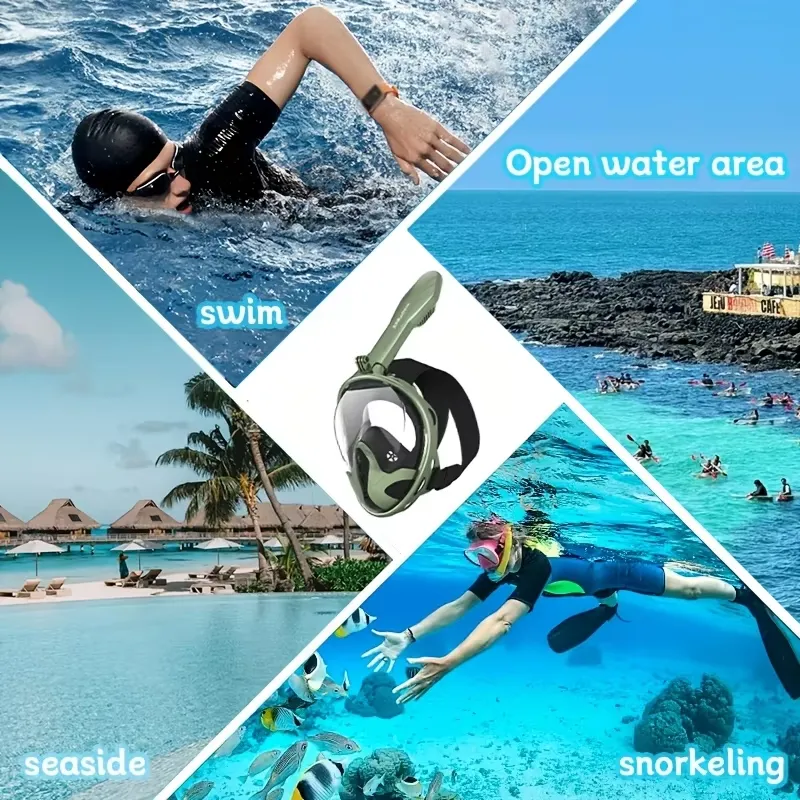 Erwachsenen-Vollgesichts-Schno – Snorkel Mask Full Face Bewertung und Preis