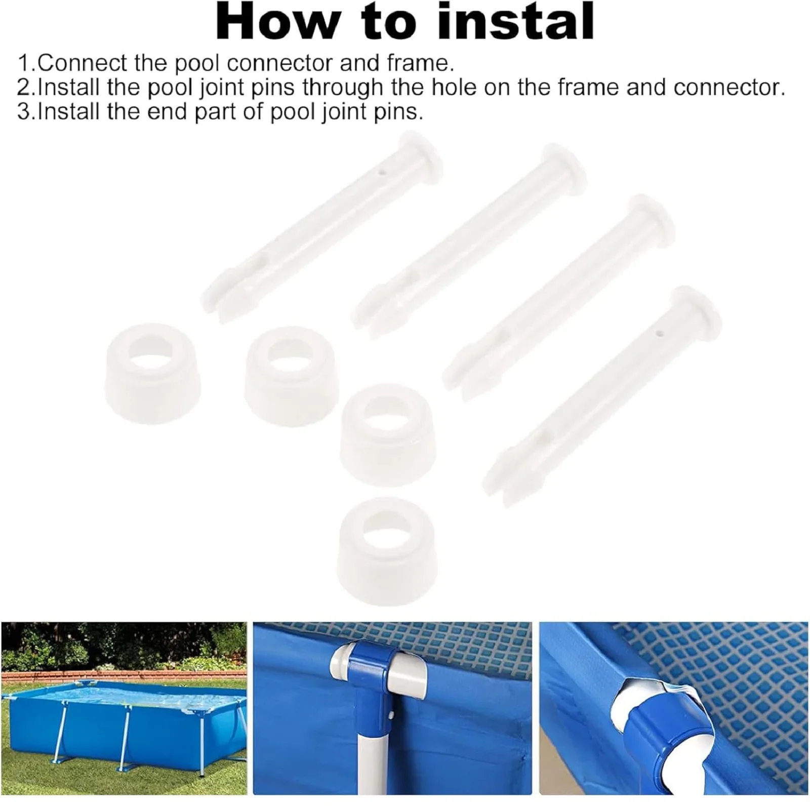 12 Stück Kunststoff-Pool-Verbi – Pool Ladder Above Ground Bewertung und Preis