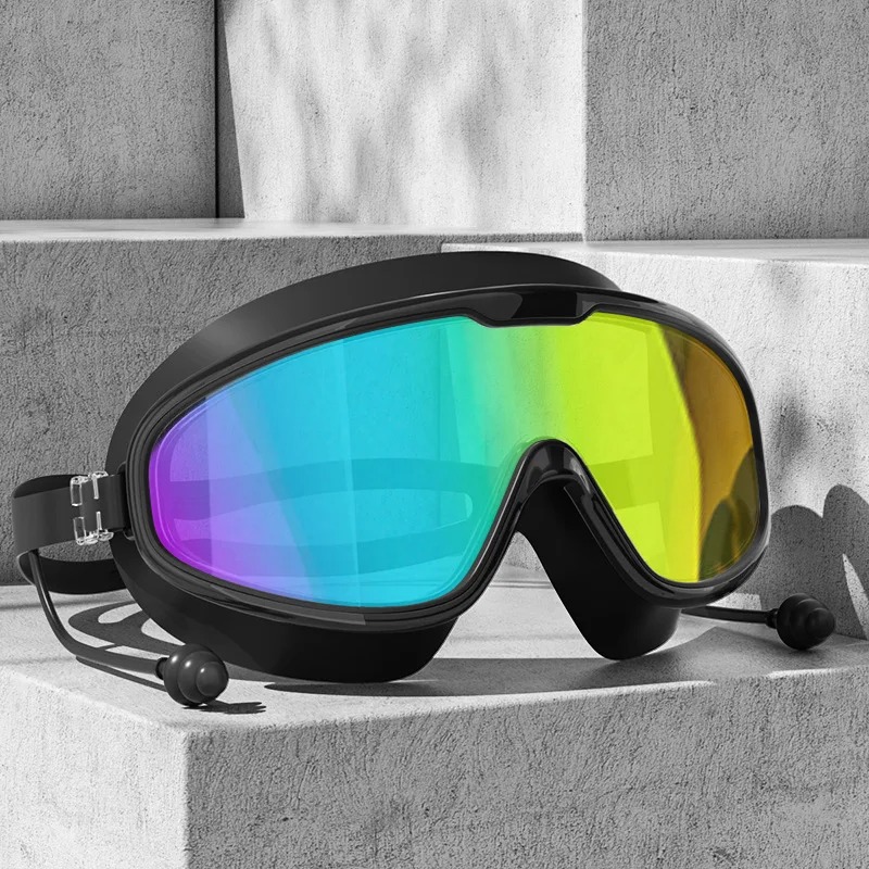 Schwimmbrille mit großem Rahme – Swim Goggles Anti Fog Uv Bewertung und Preis